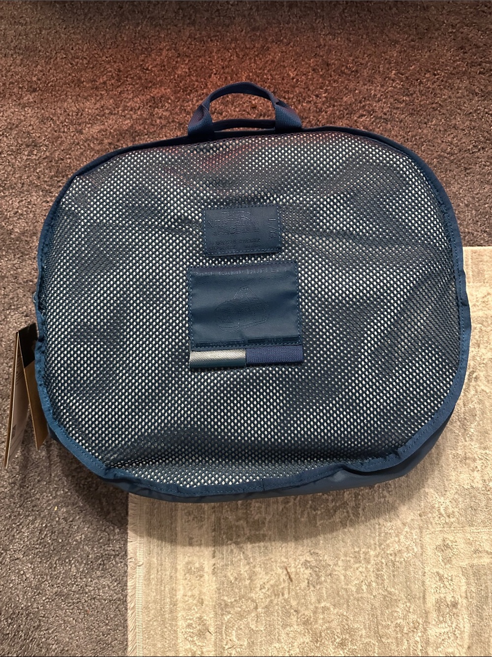 The North Face Large Midnight Petrol Duffel Bag. 95 liter.
16'' x 28'' x 16''
